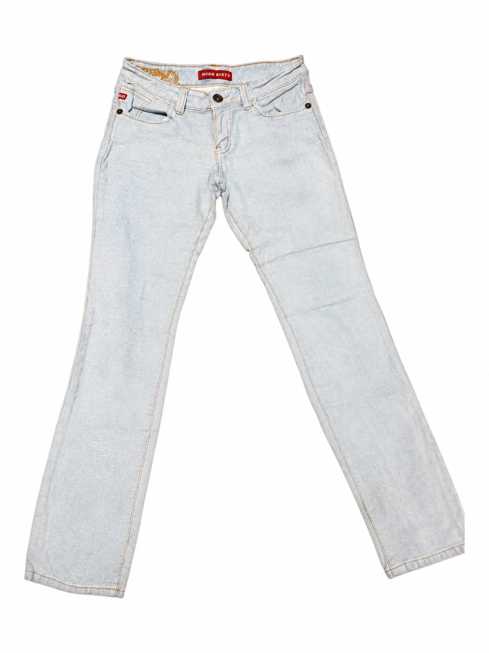 Miss Sixty Pale Blue Flare Jeans